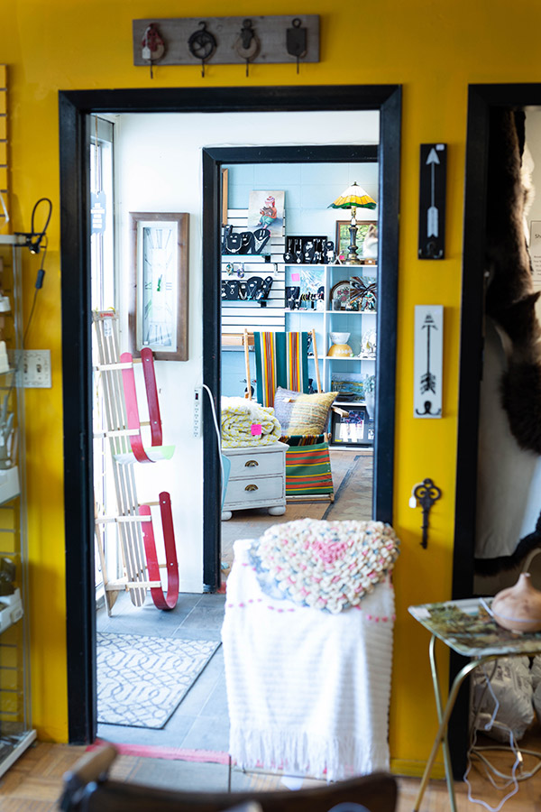 Front room of the shop